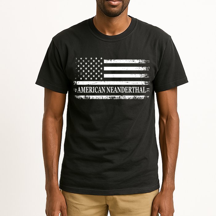 American Neanderthal USA American Flag Tall T-Shirt