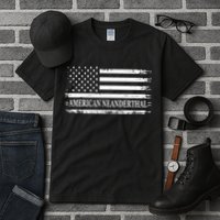 American Neanderthal USA American Flag Tall T-Shirt