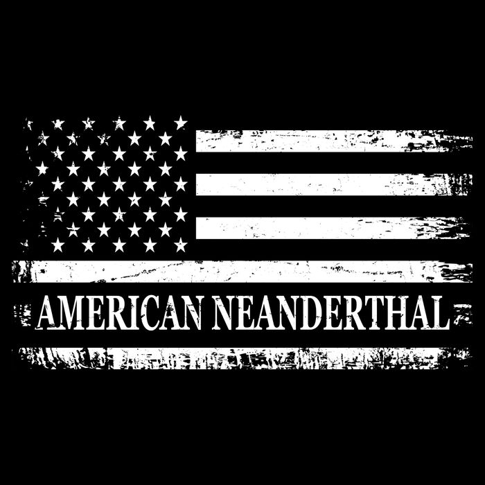 American Neanderthal USA American Flag Tall T-Shirt