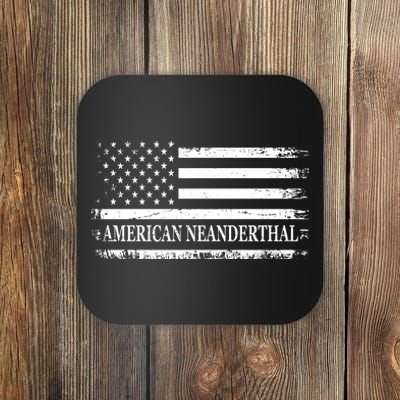 American Neanderthal USA American Flag Coaster