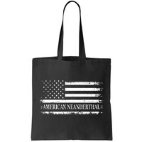 American Neanderthal USA American Flag Tote Bag