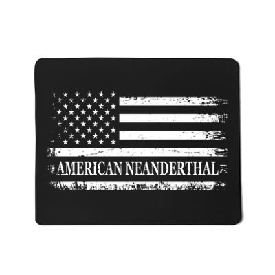 American Neanderthal USA American Flag Mousepad