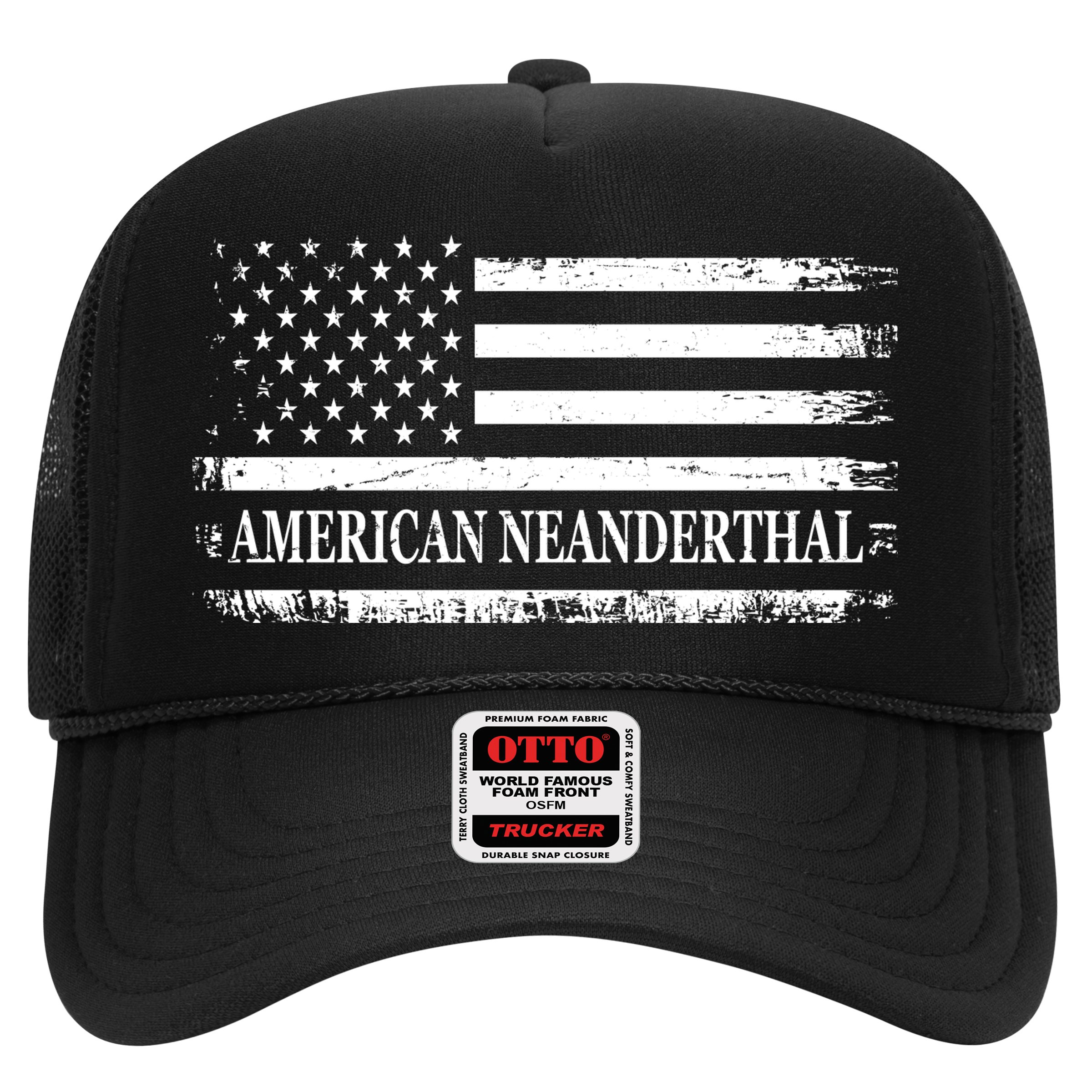 American Neanderthal USA American Flag Hat