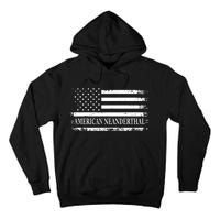 American Neanderthal USA American Flag Tall Hoodie