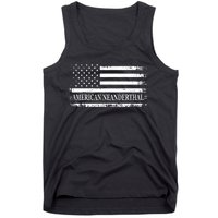 American Neanderthal USA American Flag Tank Top