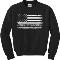 American Neanderthal USA American Flag Kids Sweatshirt