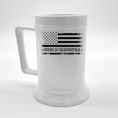 American Neanderthal USA American Flag Beer Stein