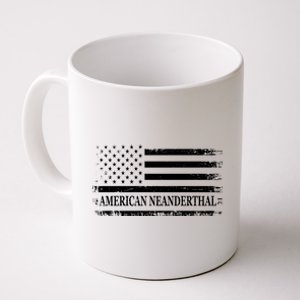 American Neanderthal USA American Flag Coffee Mug