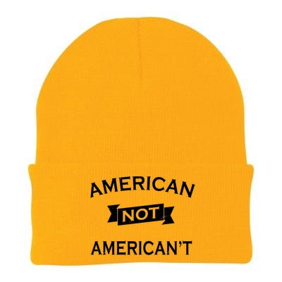 American Not American't Knit Cap Winter Beanie