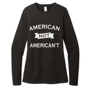 American Not American't Womens CVC Long Sleeve Shirt