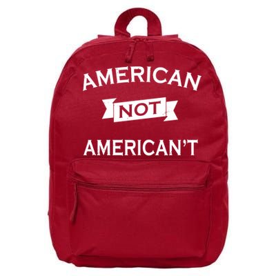 American Not American't 16 in Basic Backpack