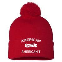 American Not American't Pom Pom 12in Knit Beanie