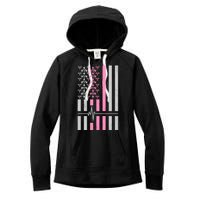 American Nurse USA Flag Women's Fleece Hoodie