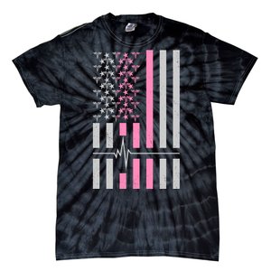 American Nurse USA Flag Tie-Dye T-Shirt