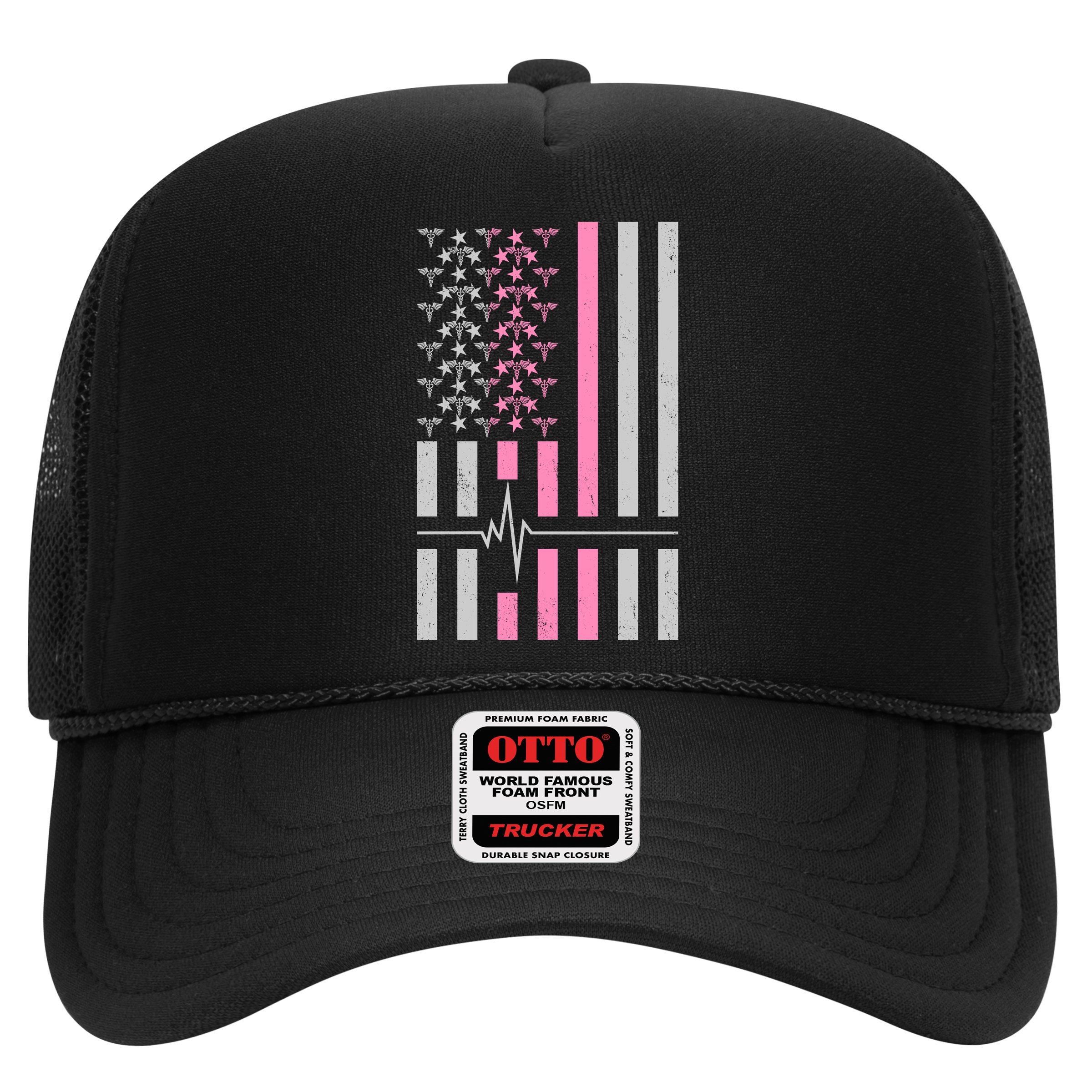 American Nurse USA Flag Hat
