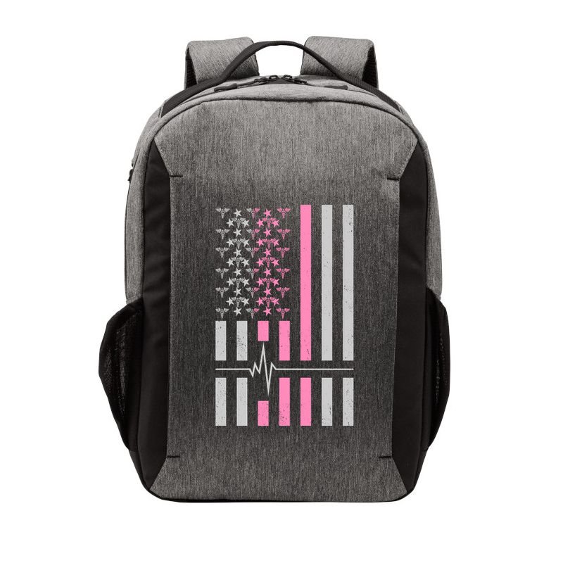 American Nurse USA Flag Vector Backpack