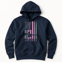 American Nurse Vintage USA Flag Hoodie