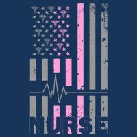 American Nurse Vintage USA Flag Hoodie