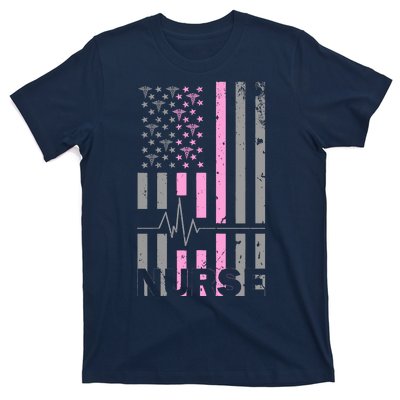 American Nurse Vintage USA Flag T-Shirt