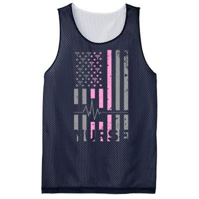 American Nurse Vintage USA Flag Mesh Reversible Basketball Jersey Tank