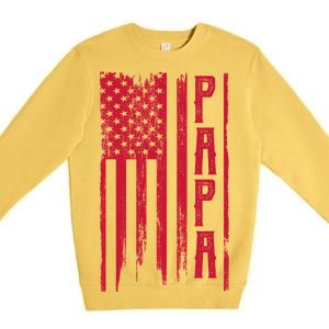 American Papa Flag Premium Crewneck Sweatshirt