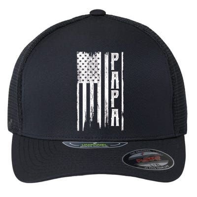 American Papa Flag Flexfit Unipanel Trucker Cap