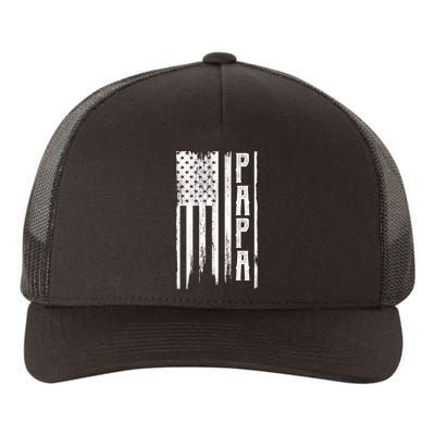 American Papa Flag Yupoong Adult 5-Panel Trucker Hat