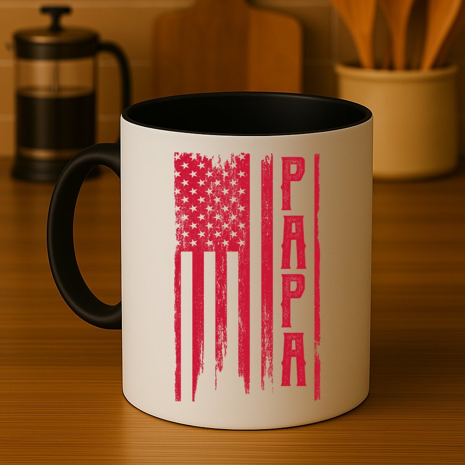 American Papa Flag Mug