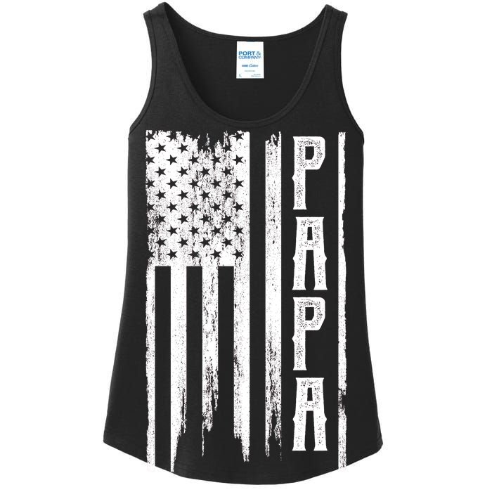 American Papa Flag Ladies Essential Tank