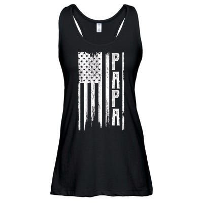 American Papa Flag Ladies Essential Flowy Tank