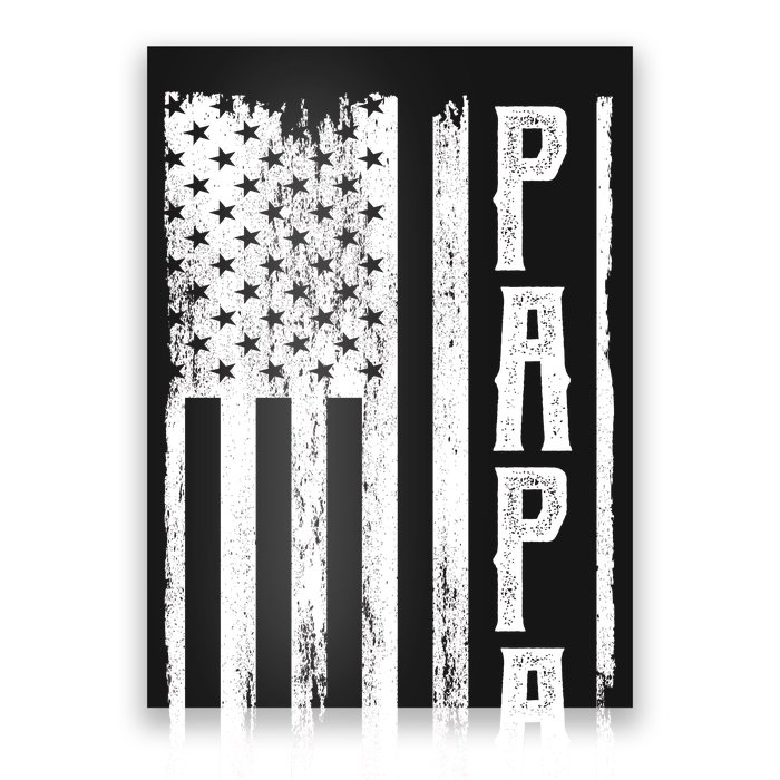 American Papa Flag Poster