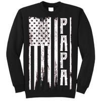 American Papa Flag Tall Sweatshirt