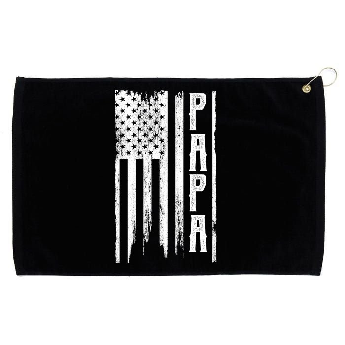 American Papa Flag Grommeted Golf Towel