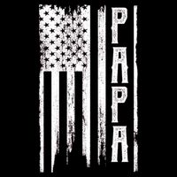 American Papa Flag Kids Sweatshirt