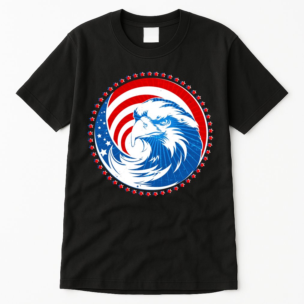 American Patriot Eagle Emblem Tall T-Shirt