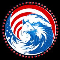 American Patriot Eagle Emblem Tall T-Shirt