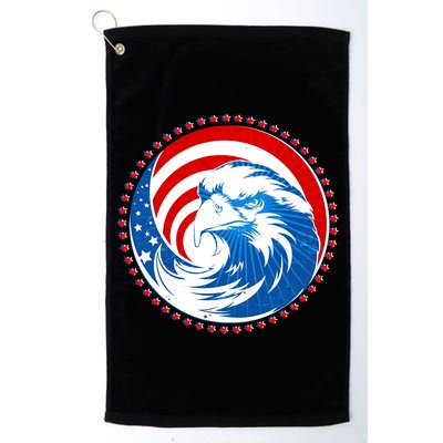 American Patriot Eagle Emblem Golf Towel