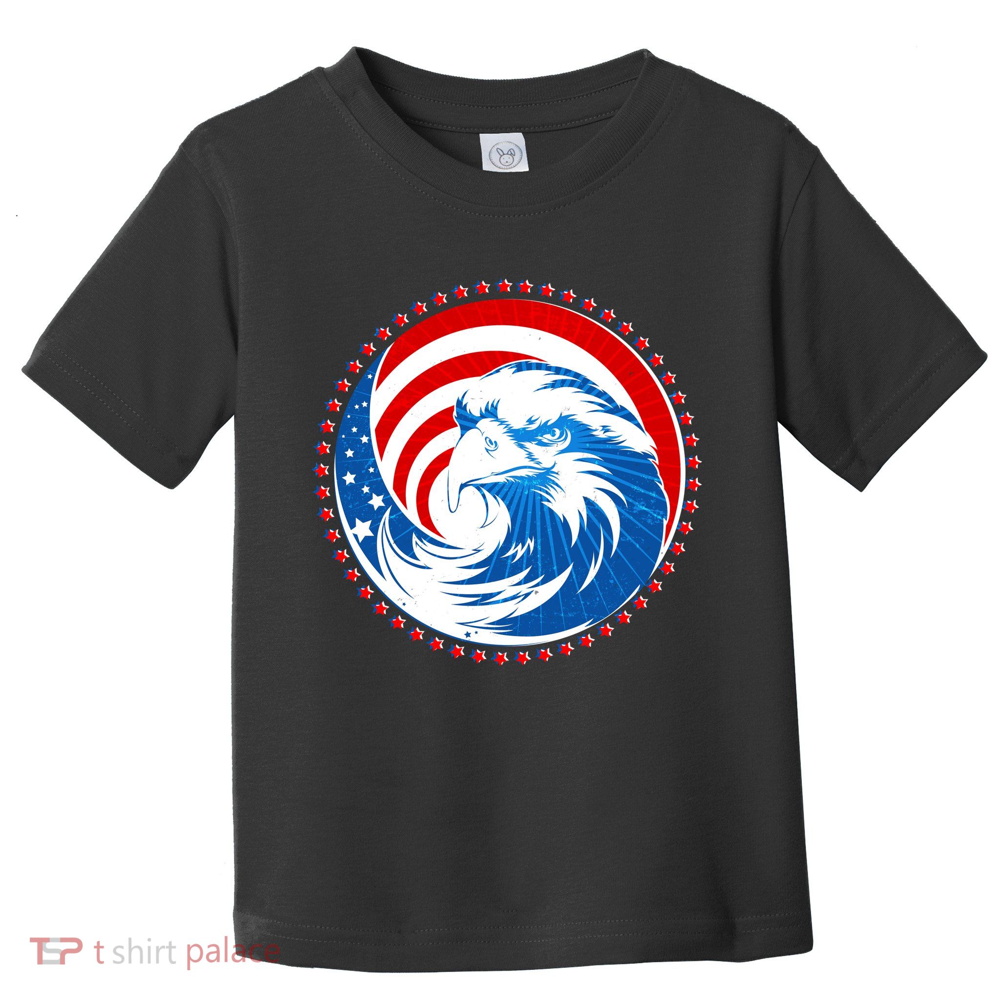 American Patriot Eagle Emblem Toddler T-Shirt