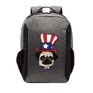 American Patriotic Pug Vector Backpack