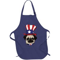 American Patriotic Pug Apron
