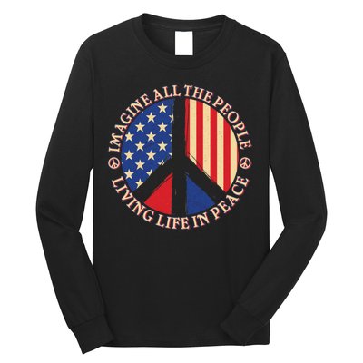 American Peace: People Living life In Peace Long Sleeve Shirt