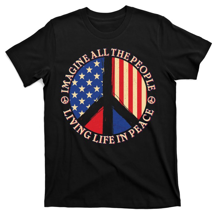 American Peace: People Living life In Peace T-Shirt