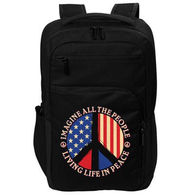 American Peace: People Living life In Peace Impact Tech Backpack