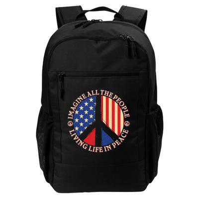 American Peace: People Living life In Peace Daily Commute Backpack