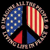 American Peace: People Living life In Peace Backpack