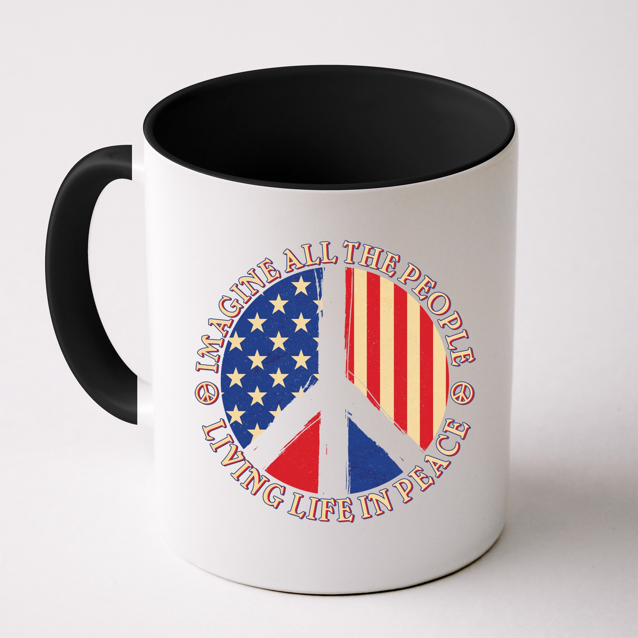 American Peace: People Living life In Peace Mug