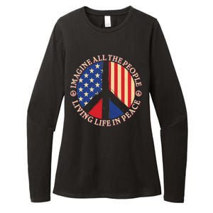 American Peace: People Living life In Peace Womens CVC Long Sleeve Shirt