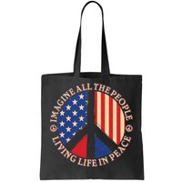 American Peace: People Living life In Peace Tote Bag