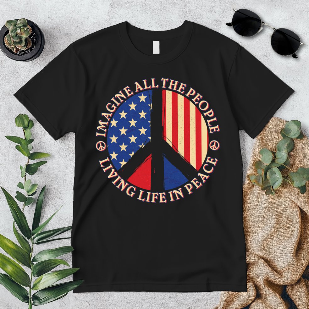 American Peace: People Living life In Peace Premium T-Shirt