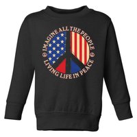 American Peace: People Living life In Peace Toddler Sweatshirt